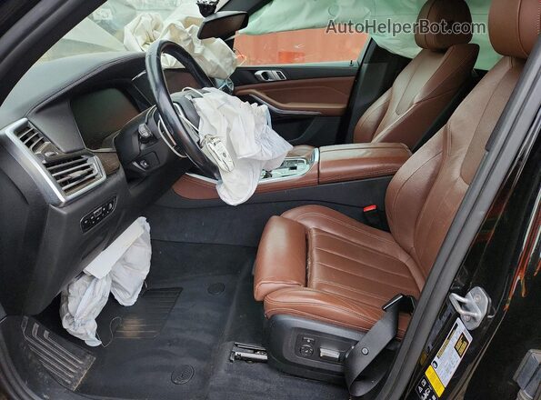 5UXCR6C54KLL11816 2019 BMW X5 Black წინა სალონის ხედი