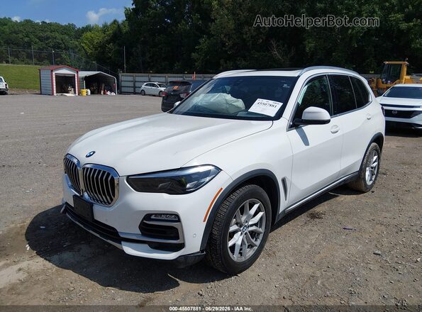 5UXCR6C56KLK82089 2019 BMW X5 White Front left