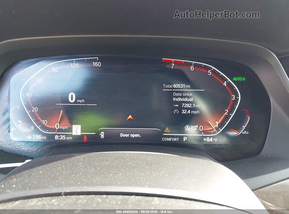 5UXCR6C56KLL11848 2019 BMW X5 Blue Հետևի նստատեղերի տեսք