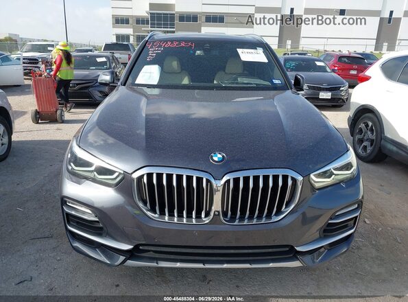 5UXCR6C56KLL11848 2019 BMW X5 Blue Սալոնի հետևի տեսք