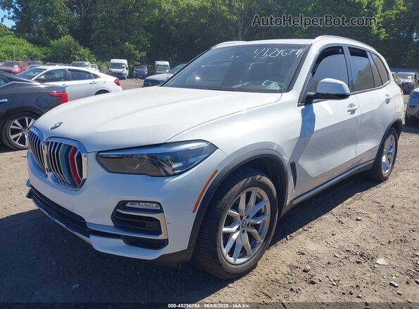 5UXCR6C56KLL53114 2019 BMW X5 White Դիմացի տեսք