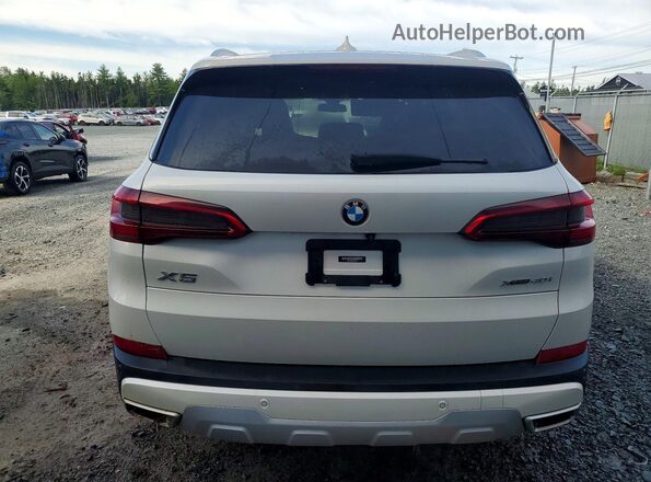 5UXCR6C58KLK80344 2019 BMW X5 White Vista trasera