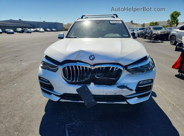 5UXCR6C58KLL03962 2019 BMW X5 White წინა ხედი