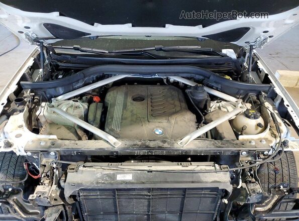 5UXCR6C58KLL11897 2019 BMW X5 White Engine compartment view