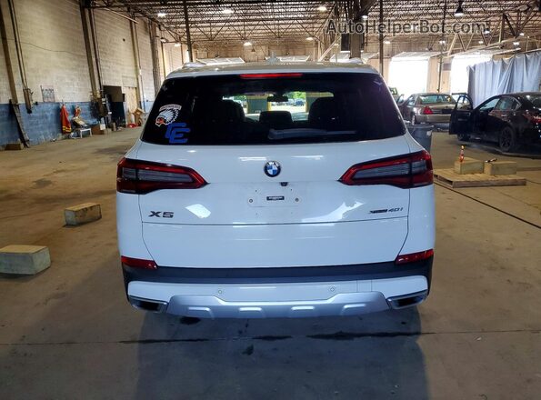 5UXCR6C58KLL11897 2019 BMW X5 White Rear view