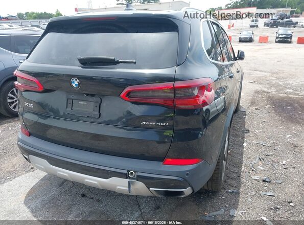 5UXCR6C58KLL52336 2019 BMW X5 Black Rear right