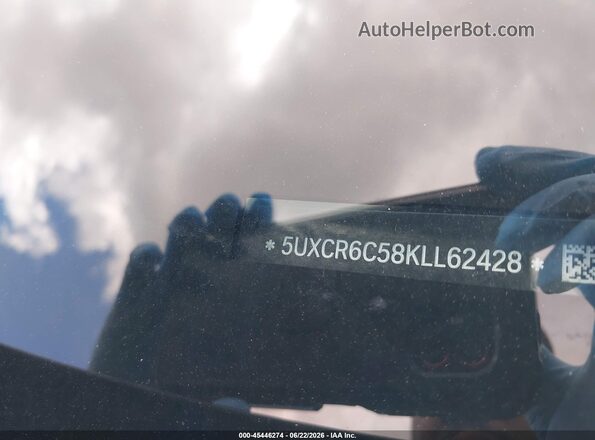 5UXCR6C58KLL62428 2019 BMW X5 Black Vista del compartimento del motor