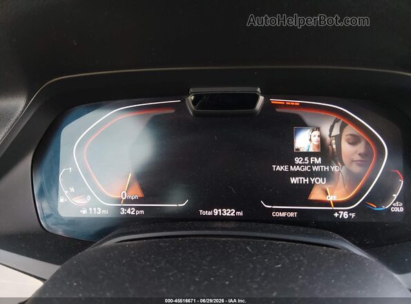 5UXCR6C59KLL23332 2019 BMW X5 White Вид задніх сидінь