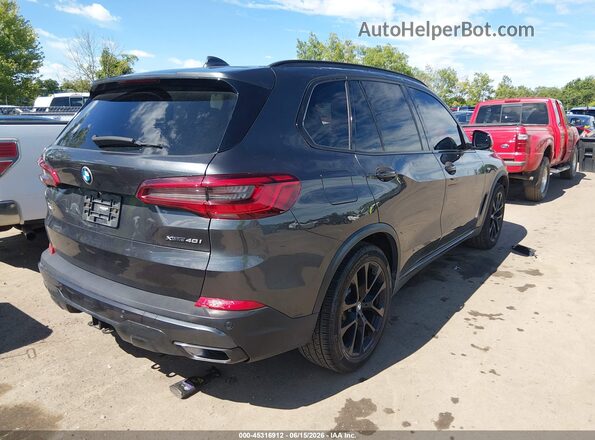 5UXCR6C59KLL34203 2019 BMW X5 Gray Trasero derecho