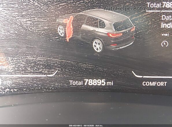 5UXCR6C59KLL34203 2019 BMW X5 Gray 
