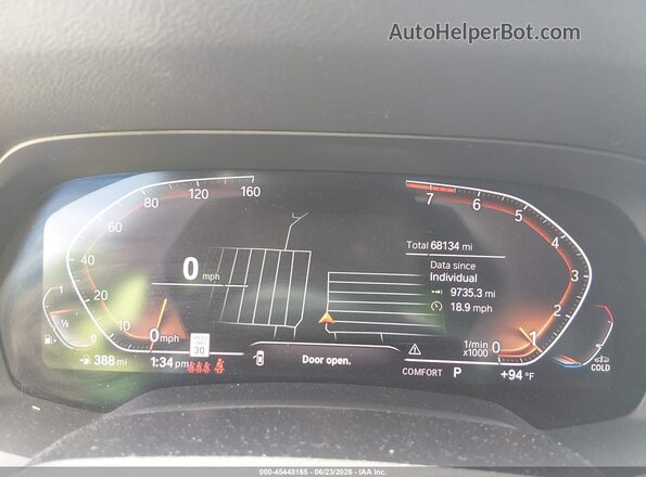 5UXCR6C59KLL39305 2019 BMW X5 White Vista de los asientos traseros