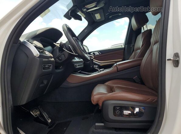 5UXCR6C5XKLL02361 2019 BMW X5 Белый Вид салона спереди