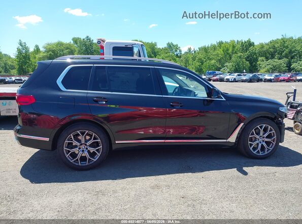 5UXCW2C00L9A02075 2020 BMW X7 Black Vista interior trasera