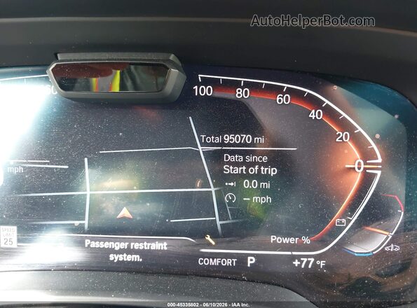 5UXCW2C00N9L52046 2022 BMW X7 Black Панорамний вид салону 360°