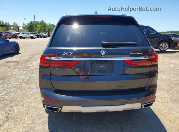 5UXCW2C01L9B59193 2020 BMW X7 Black Вид ззаду