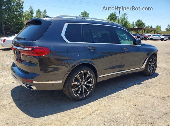 5UXCW2C01L9B59193 2020 BMW X7 Black Задня права чверть