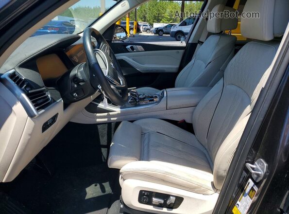 5UXCW2C01L9B59193 2020 BMW X7 Black Вид салону спереду