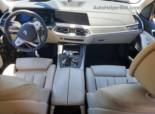 5UXCW2C01L9B59193 2020 BMW X7 Black Вид панелі приладів