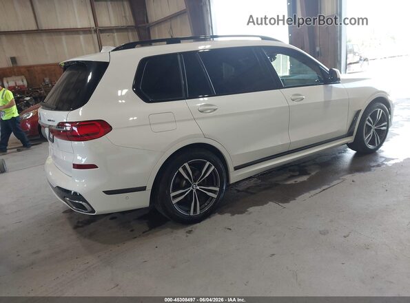 5UXCW2C02L9C57469 2020 BMW X7 White Задня права чверть
