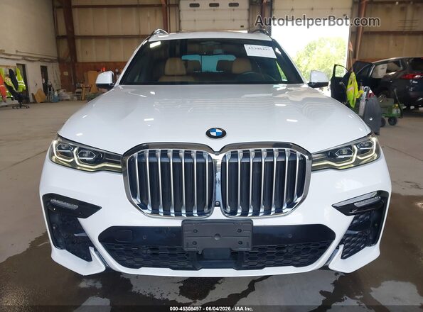5UXCW2C02L9C57469 2020 BMW X7 White Вид щитка приладів