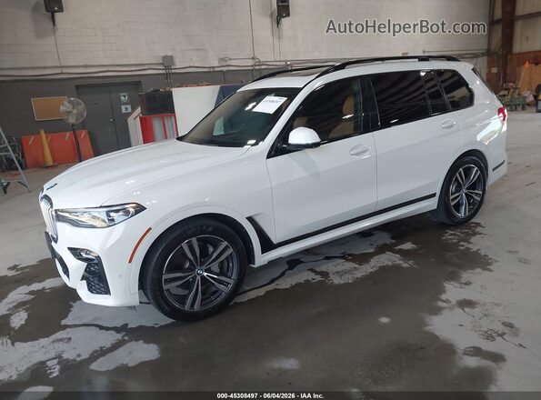 5UXCW2C02L9C57469 2020 BMW X7 White Передня ліва чверть