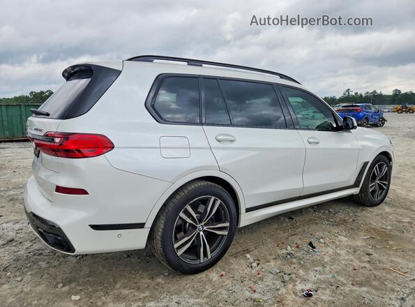 5UXCW2C03M9E78709 2021 BMW X7 White Rear right