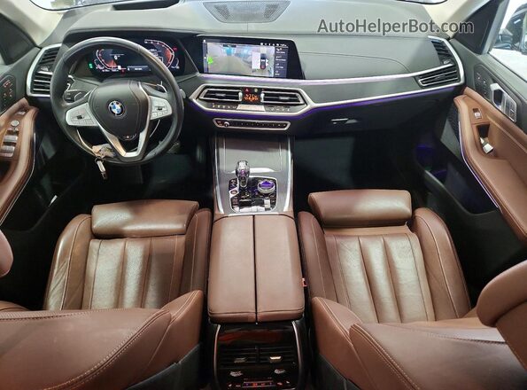 5UXCW2C03N9M42789 2022 BMW X7 Black Вид панелі приладів