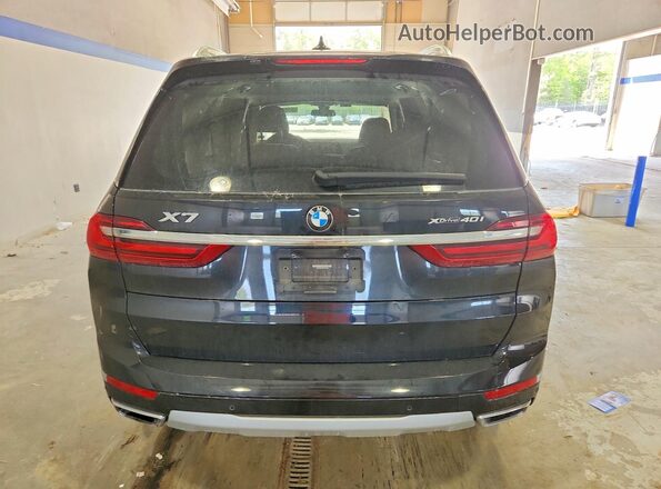 5UXCW2C03N9M42789 2022 BMW X7 Black Вид ззаду