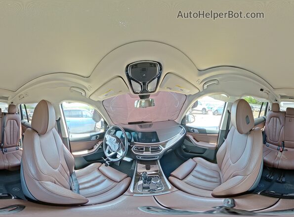 5UXCW2C05L9A00189 2020 BMW X7 Gray 360 interior view