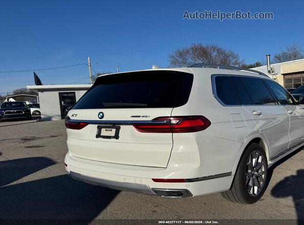 5UXCW2C05L9A03738 2020 BMW X7 White Tył prawy