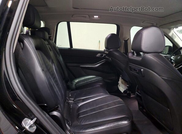 5UXCW2C05L9B52103 2020 BMW X7 Black Vista de los asientos traseros