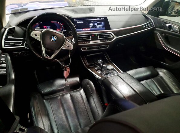 5UXCW2C05L9B52103 2020 BMW X7 Black Vista del salpicadero