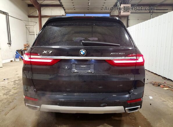 5UXCW2C05L9B52103 2020 BMW X7 Black Vista trasera