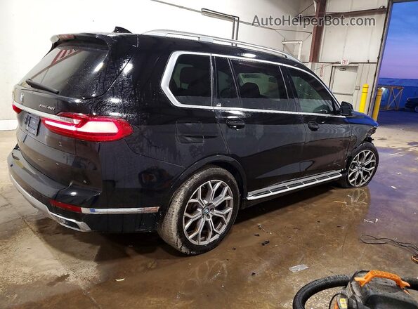5UXCW2C05L9B52103 2020 BMW X7 Black Trasero derecho