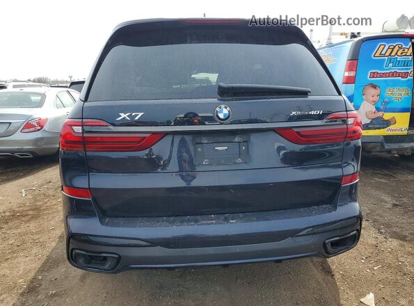 5UXCW2C05N9L10679 2022 BMW X7 Blue უკანა ხედი