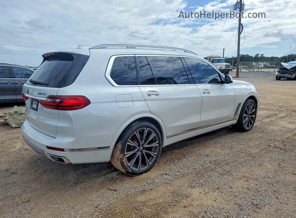 5UXCW2C06L9B99267 2020 BMW X7 White Trasero derecho