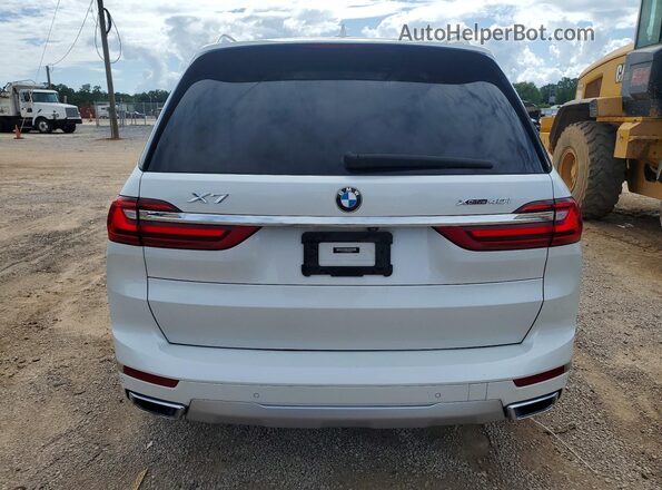 5UXCW2C06L9B99267 2020 BMW X7 White Vista trasera