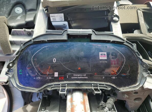 5UXCW2C06L9B99267 2020 BMW X7 White Vista del cuadro de instrumentos