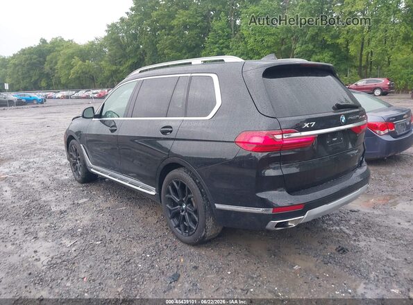 5UXCW2C07M9F32352 2021 BMW X7 Черный Задняя левая четверть