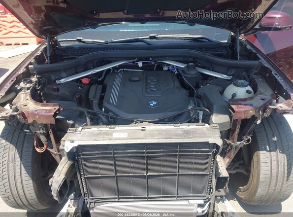 5UXCW2C07M9G93011 2021 BMW X7 Purple უკანა ხედი