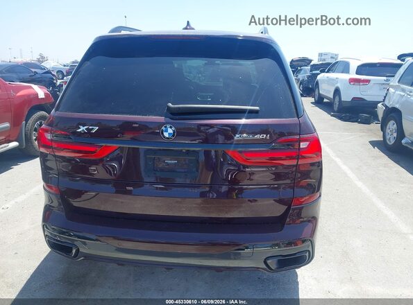 5UXCW2C07M9G93011 2021 BMW X7 Purple 