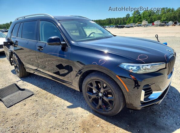 5UXCW2C07M9H31532 2021 BMW X7 Black Front right