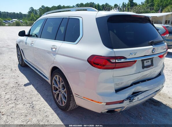 5UXCW2C08L9B21119 2020 BMW X7 Белый Задняя левая четверть