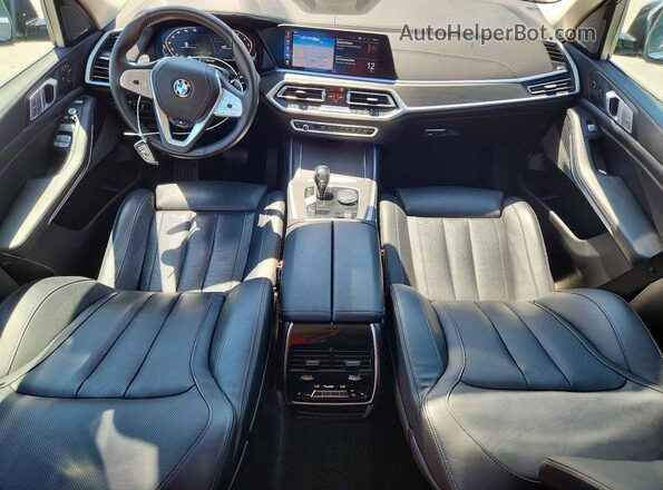 5UXCW2C08L9B58977 2020 BMW X7 Black Dashboard view