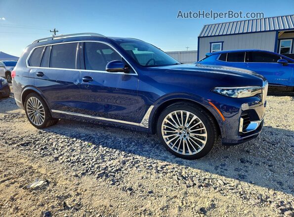 5UXCW2C09L9B78025 2020 BMW X7 Blue წინა მარჯვენა