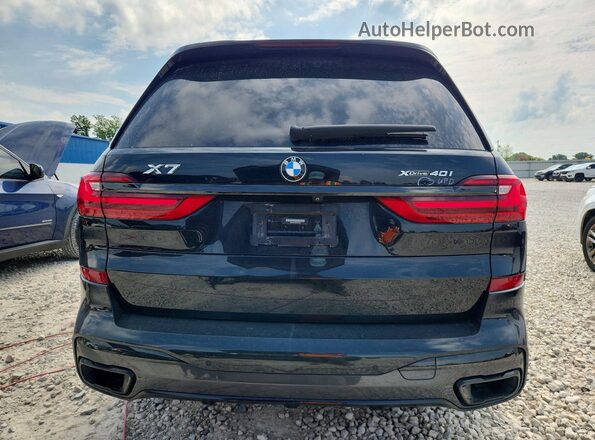 5UXCW2C09L9D04559 2020 BMW X7 Black Հետևի տեսք