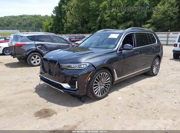 5UXCW2C09M9H37025 2021 BMW X7 Серый Передняя левая четверть