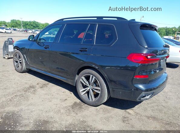 5UXCW2C09N9M57894 2022 BMW X7 Черный Задняя левая четверть