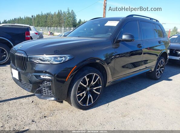 5UXCW2C0XM9E24288 2021 BMW X7 Черный Передняя левая четверть