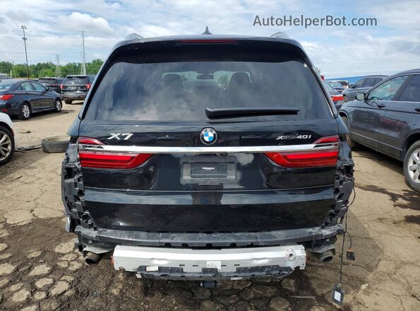 5UXCW2C0XN9K89411 2022 BMW X7 Black Հետևի տեսք